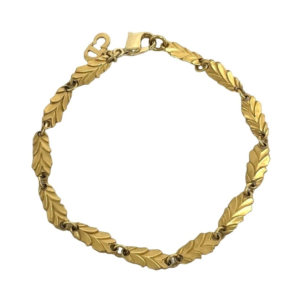 DIOR Vintage Gold Charm Bracelet
